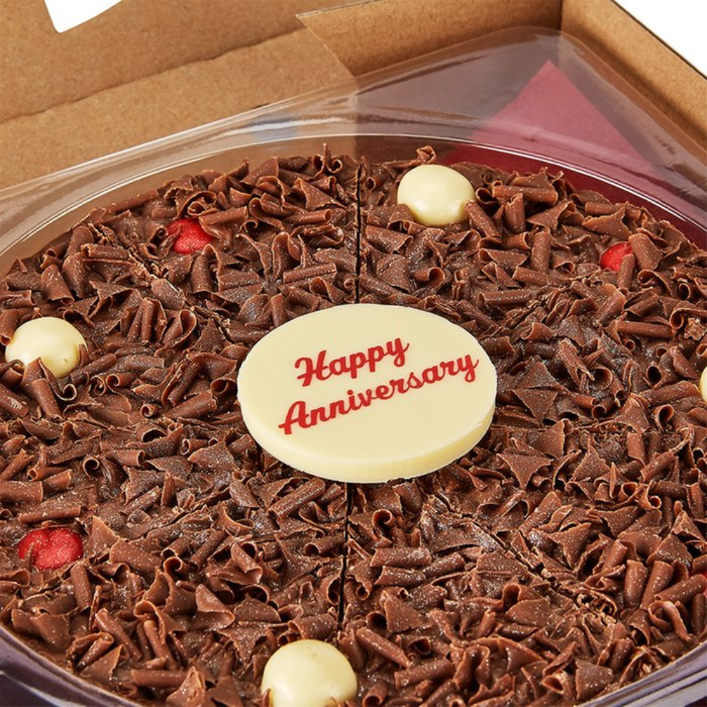 Happy Anniversary Chocolate Pizza